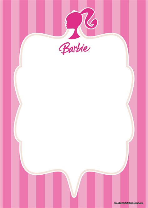 During this time, girls usually own at least one of the iconic. FREE Printable Barbie Invitation Templates | Barbie ...