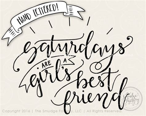 Saturday Svg Cut File Saturdays Are A Girls Best Friend Etsy
