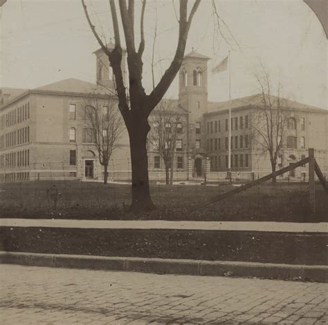 East Side High School Rochester Ny Ch Moore Stereoview C1904 Ebay