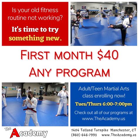 Now Enrolling Adult And Teen Martial Arts Classes Vernon Ct Patch