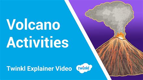 Volcanoes Activities And Experiment Youtube