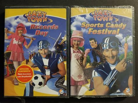 Lazy Town Records Day And Sports Candy Festival Dvd 2006 Nick Jr