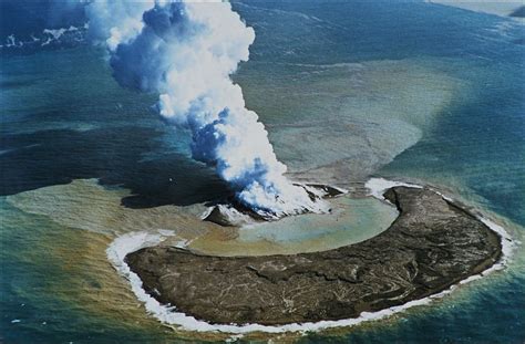 Powerful Underwater Volcano Forms New Island Off The Coast Of Japan