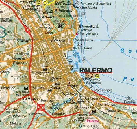 Map Of Palermo