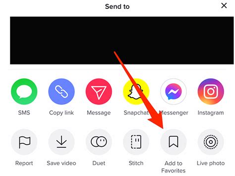 Tiktok How To Add A Video To Your Favorites