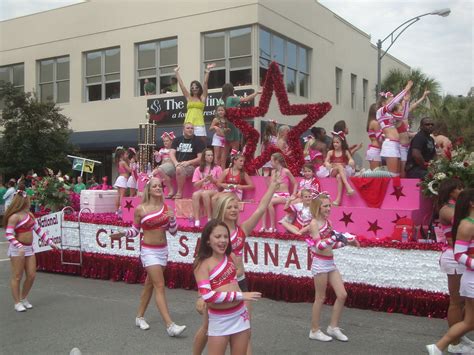 Cheer Savannah Float And Cheerleaders C Bunny Flickr