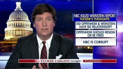Tucker Carlson Calls For Nbc News Presidents Firing Fox News Video