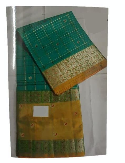 Sea Green Uppada Pattu Saree M At Rs In Tirupati Id