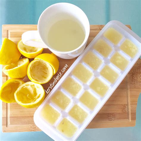 Health Tip Lemon Water Ice Cubes Kerstin Sherie Embrace Life And Travel