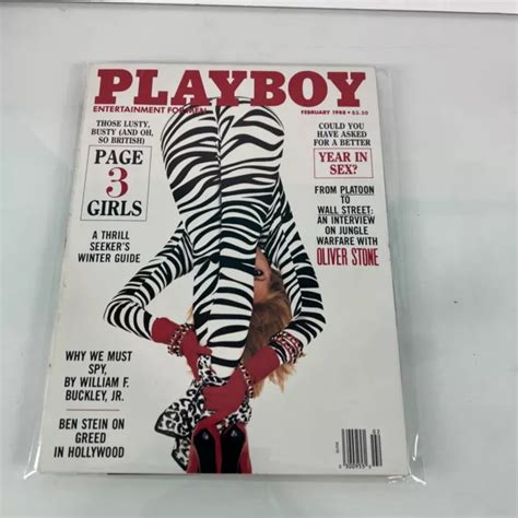Seite M Dchen Februar Playboy Magazin Oliver Stone Kari
