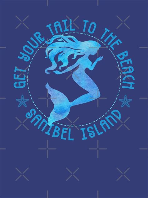 sanibel island mermaid t shirt for sale by futurebeachbum redbubble sanibel t shirts