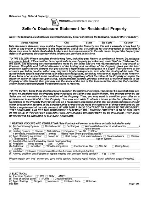 Property Disclosures Seller Fill Online Printable Fillable Blank
