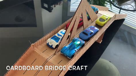 Cardboard Bridge Model Craft L Easy To Make I Diy I For Everyone Youtube
