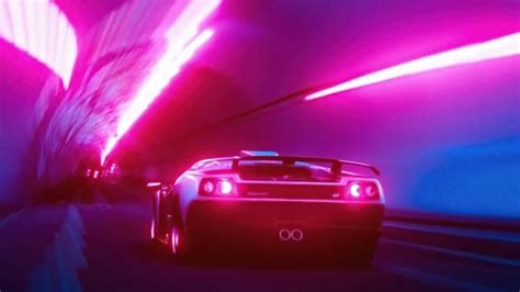 2048x1152 Neon Synth Lambo 2048x1152 Resolution Hd 4k Wallpapers