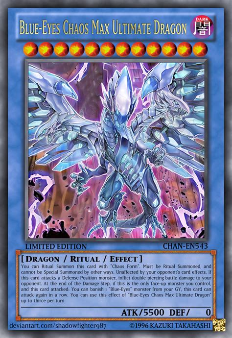blue eyes chaos max ultimate dragon by shadowfighter987 on deviantart
