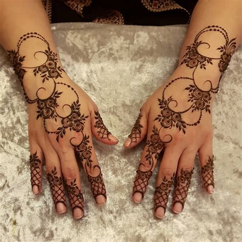 Flower Design Henna Shaadiwish