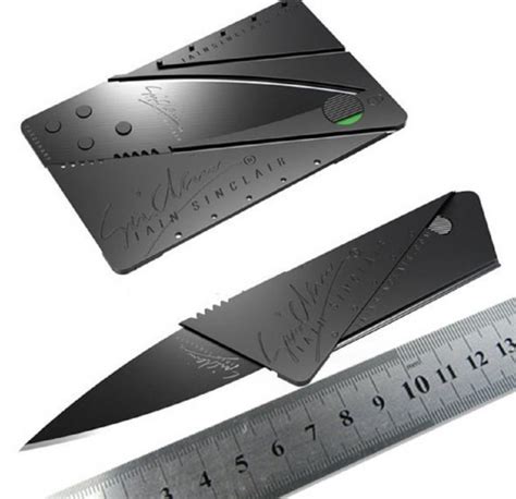 Buy Credit Card Knife Cardsharp 2 Iain Sinclair Knife Black