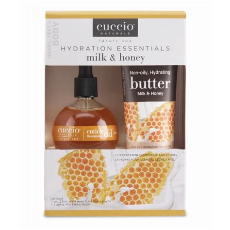 Cuccio Naturale Hydration Essentials Milk Honey Kit Cnmk