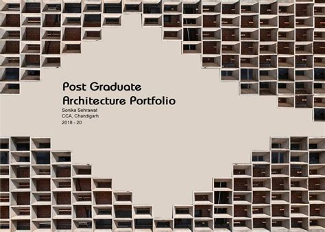 Post Graduate Architecture Portfolio By Sonika Sehrawat Issuu