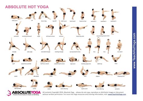 Bikram Yoga Pose Chart Vinyasa Yoga Vinyasa Yoga Poses Kundalini Yoga