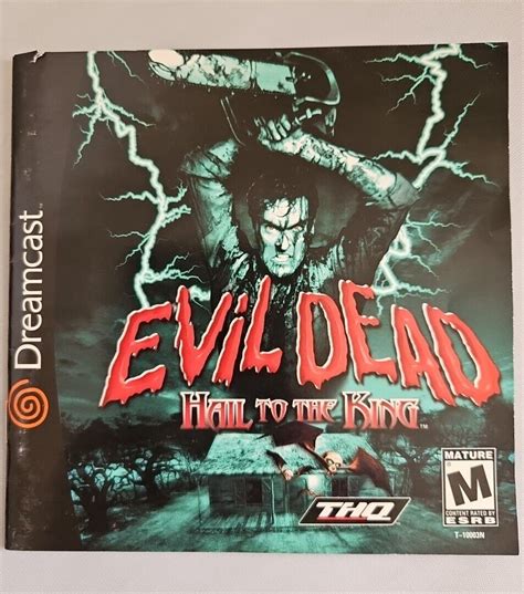 Evil Dead Hail To The King Sega Dreamcast 2000 W Manual 785138370033