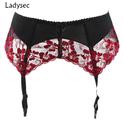 Ladysec 4xl Garters Embroidery Garter Belt Female Suspender Belt For Stocking Women Sexy