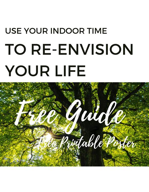 Free Guide To Re Envisioning Your Life During Self Isolation