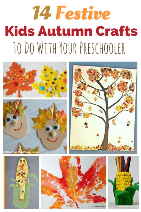 14 Festive Kids Autumn Crafts To Do With Your Preschooler
