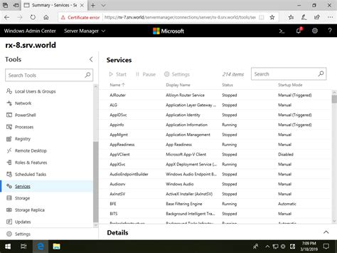 Windows Server 2019 Windows Admin Center Overview Of Items2