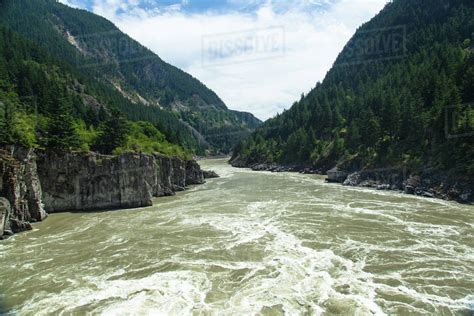 Rapids At Hells Gate On The Fraser River British Columbia Canada