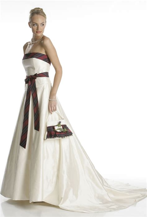 Highland Wedding Scottish Wedding Dresses Tartan Wedding Dress