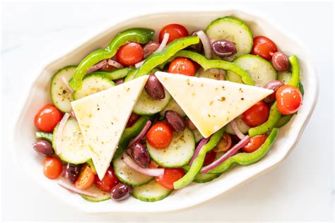 Basic Greek Salad Julie Blanner Nwn