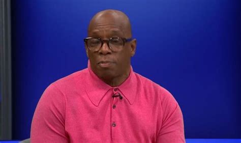 Ian Wright In Match Of The Day Gesture To Alan Sugar Following Pink