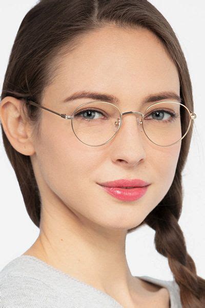 Izabel Oval Golden Full Rim Eyeglasses Eyebuydirect Womens Glasses Frames Mens Glasses