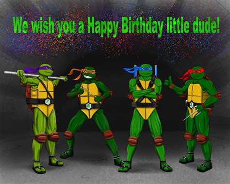 Teenage Mutant Ninja Turtle Birthday Ecards