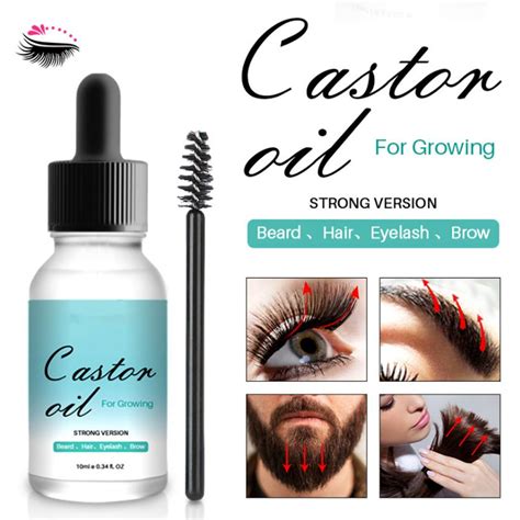 buy 10ml pure castor oil eyelash growth serum liquid enhancer treatment lash lift eyes