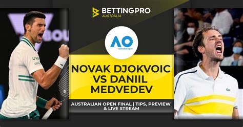 1 has been dealing with what he called a tear of the oblique muscle. Djokovic vs Medvedev Tips & Live Stream | Watch Australian ...