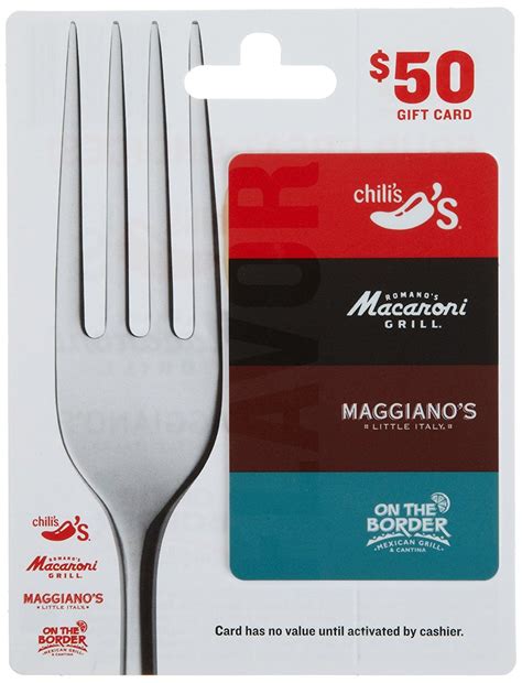Ebay (via gift card mall) is offering a $50 gift card valid at the following restaurants: Brinker Gift Card ** Startling review available here ...