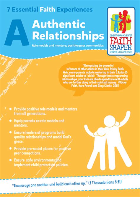 Authentic Relationships Wa Sda Childrens Ministries