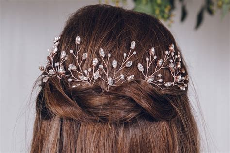 Large Swarovski Crystal Wedding Hair Pins Maisie By Debbie Carlisle