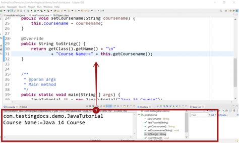 Overriding Tostring Method In Java