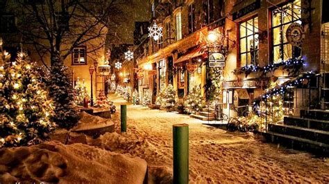 Christmas Street Wallpapers Top Free Christmas Street Backgrounds