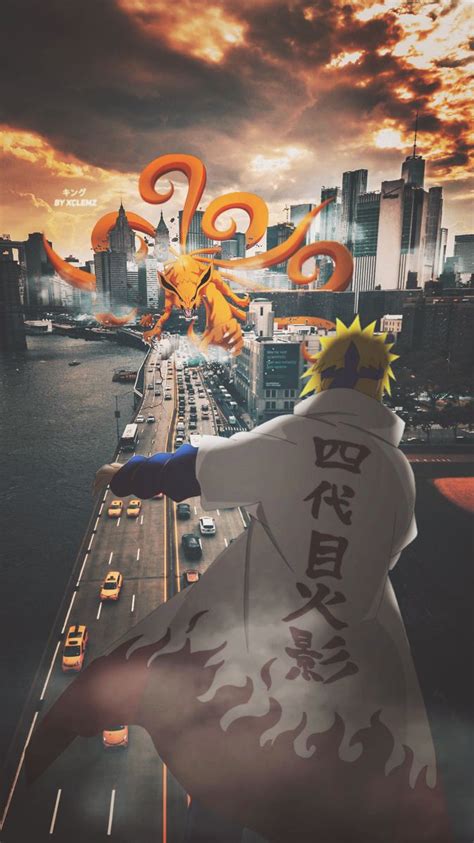Minato Kyubi Naruto Naruto Uzumaki Wallpaper Naruto Shippuden