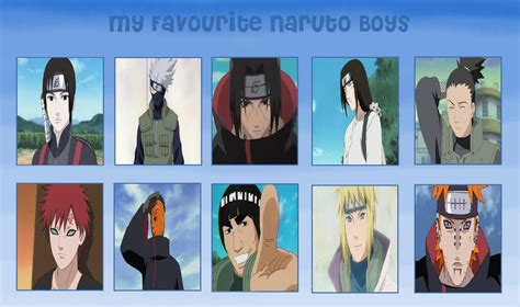 My Favourite Naruto Boys Meme By Francescodstrength On