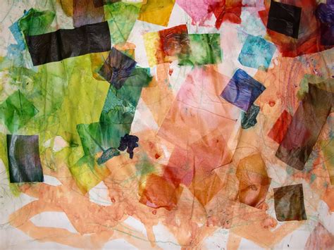Msrose Tissue Paper Collage