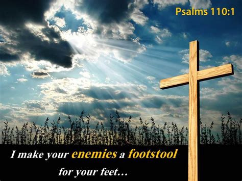 Psalms 110 1 I Make Your Enemies Powerpoint Church Sermon Powerpoint