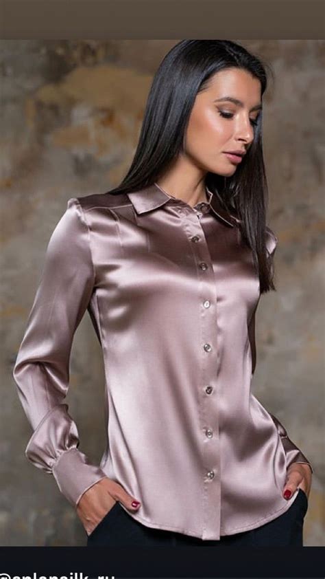 Pin By Greymoon00 On Collection In 2020 Shiny Blouse Satin Blouses Beautiful Blouses