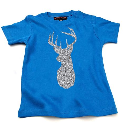 Kids Glitter Reindeer T Shirt By Yeah Boo