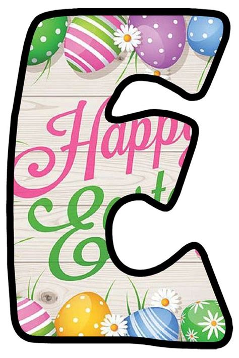Buchstabe Letter E Happy Easter Wallpaper Monogram Alphabet