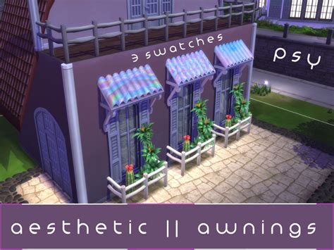 The Sims Resource Aesthetic Awning